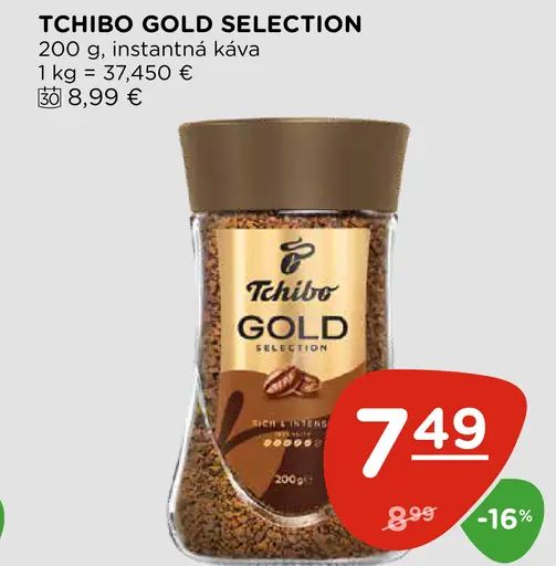 Tchibo Gold Selection instantná káva