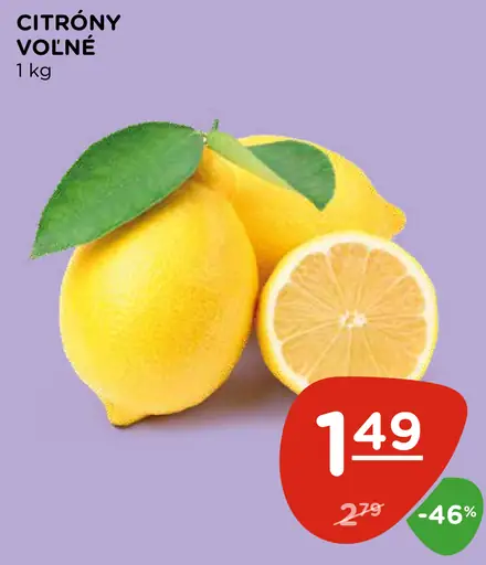 Citrónové voľné