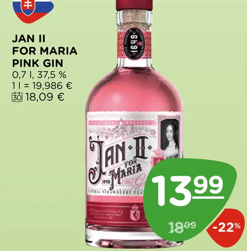 Jan II for Maria Pink Gin