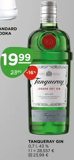 Tanqueray gin