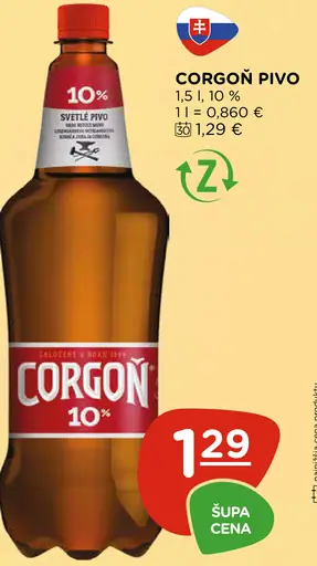 Corgon 10 % svetlé pivo
