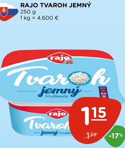 Rajo Tvaroh jemný