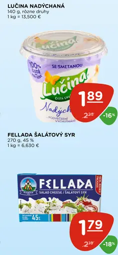 Lučina nadýchaná, rôzne druhy