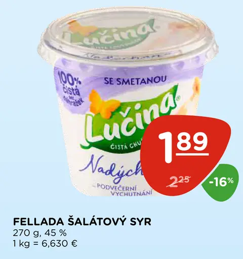 Fellada šalátový syr 45 %