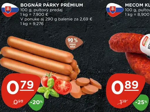 Bognár Párky premium
