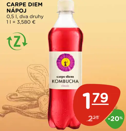 Carpe Diem Kombucha Classic