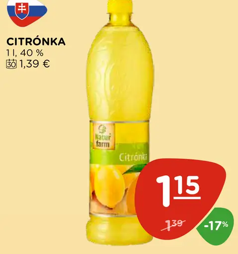 Citrónka 40 %