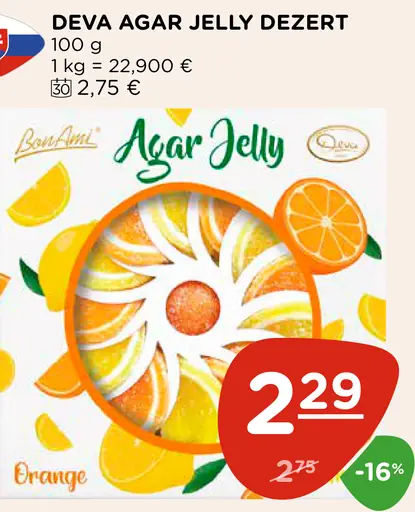 Deva Agar Jelly želé dezert