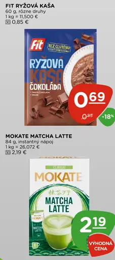 Kaša ryžová rôzne druhy Fit