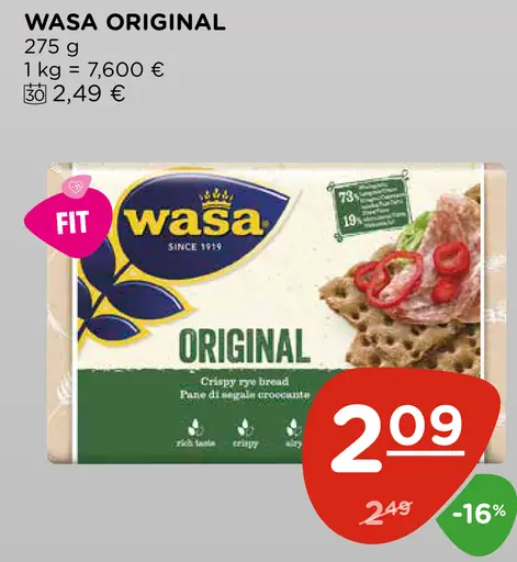 Wasa Original chrumkavý ražný chlieb