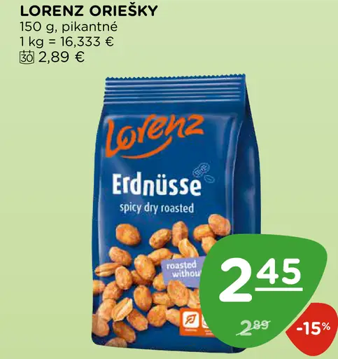 Lorenz oriešky pikantné