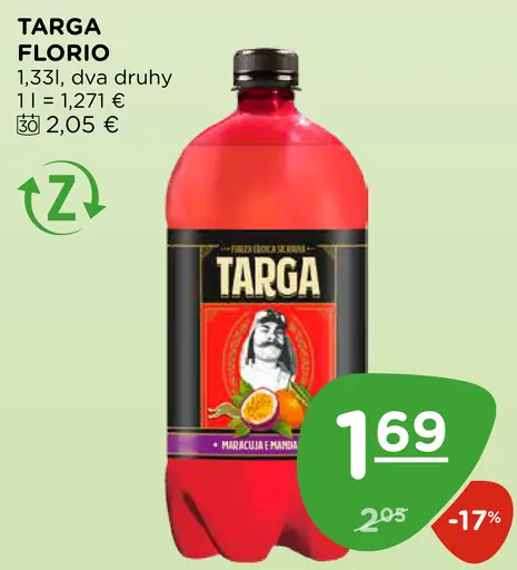Targa Florio rôzne druhy