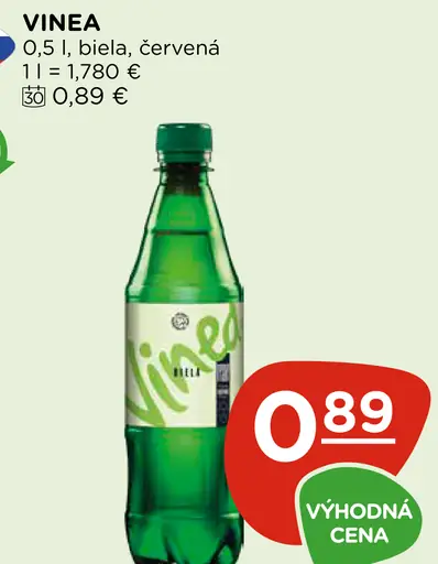 Vinea biela/červená