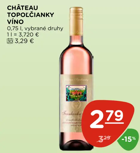 Château Topoľčianky víno