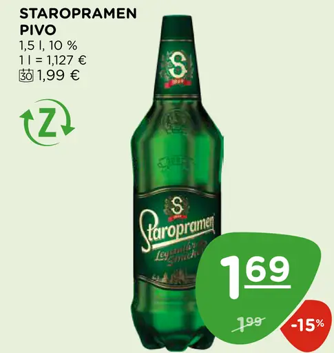 Staropramen pivo
