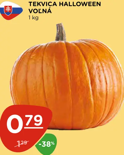 Tekvica Halloween voľná