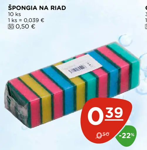 Špongia na riad