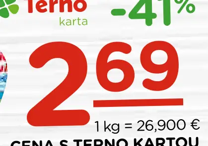 Terka mliečna čokoládová tyčinka