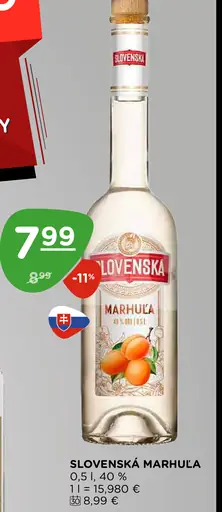 Slovenská marhuľa 40 %