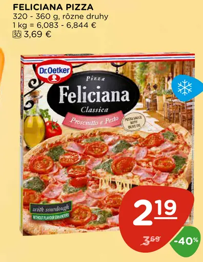 Dr. Oetker Pizza rôzne druhy