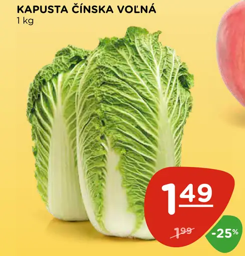 Kapusta čínska voľná