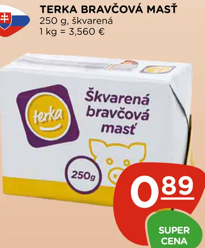 Terka Bravčová masť škvarená