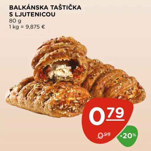 Balkánska taštička s ljutenicou