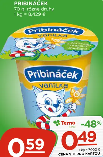 Pribináček Vanilka