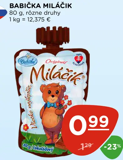 Babička Miláčik Originál čokoládový