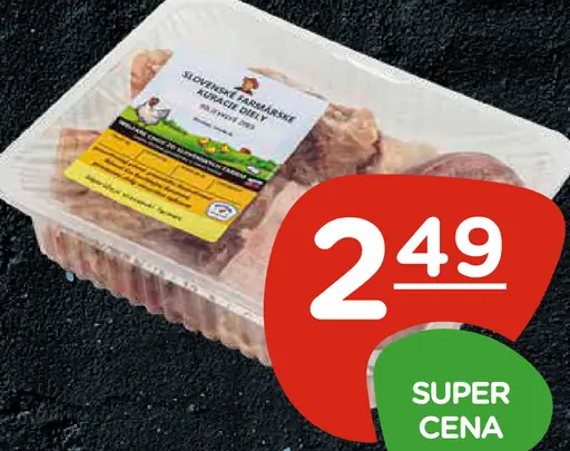 Slovenské farmárske kuracie diely – polievková zmes