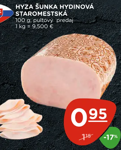 Hyza Staromestská hydinová šunka