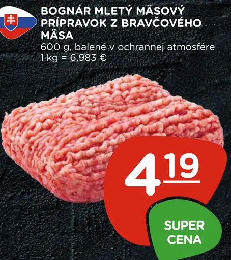Bognár Mletý mäsový prípravok z bravčového mäsa
