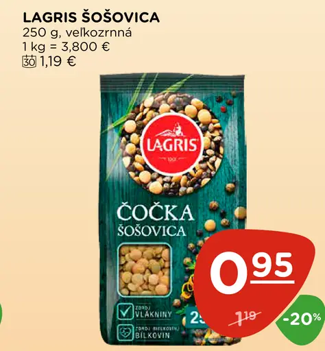 Lagris Šošovica veľkozrnná