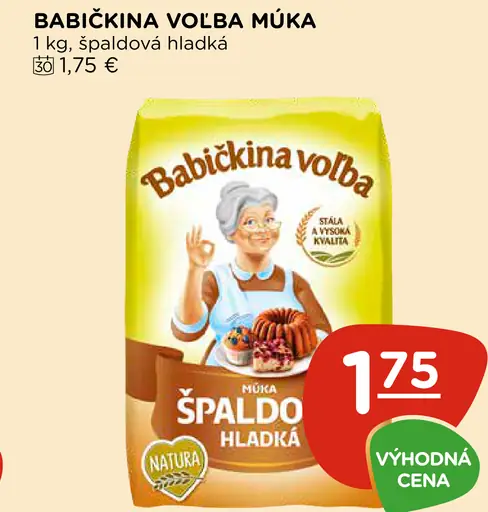 Babičkina Voľba Múka špaldová hladká
