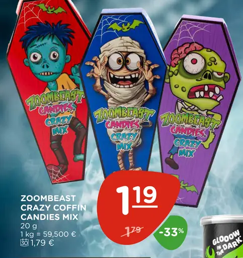 Zoombeast Crazy Coffin Candies Mix