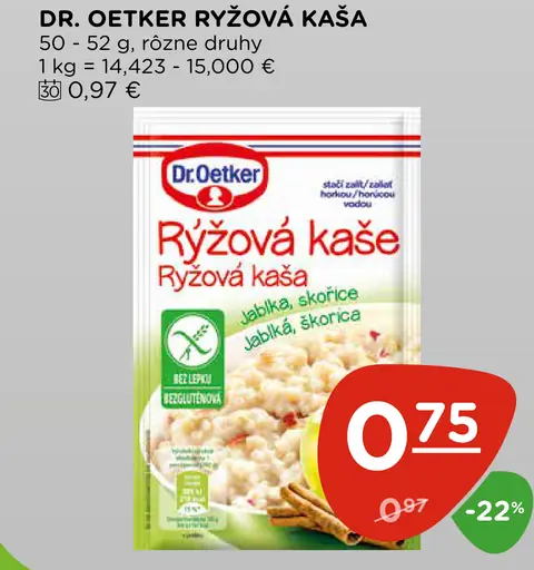 Dr. Oetker ryžová kaša