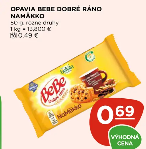 Opavia Bebe Dobré ráno Namáčko