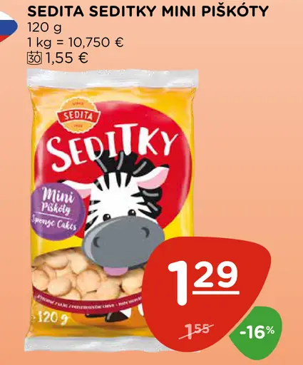 Sedita Seditky mini piškóty