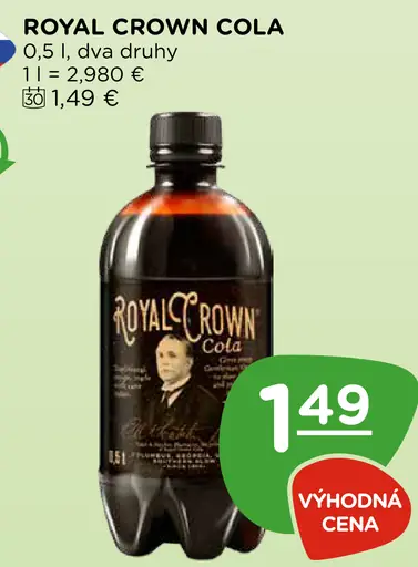 Royal Crown Cola rôzne druhy