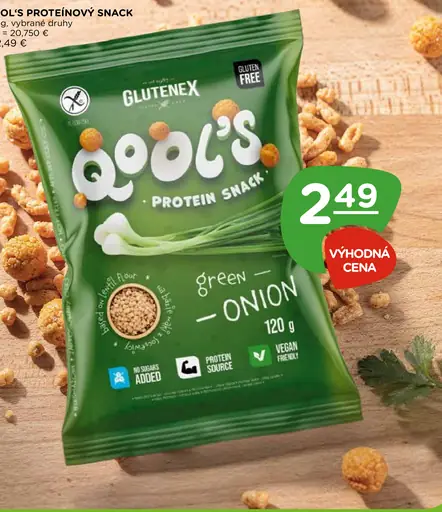 Qool’s Protein Snack green onion