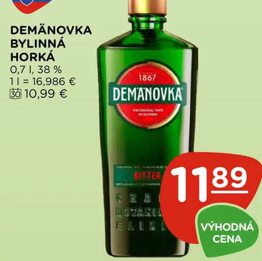 Demänovka bylinná horká