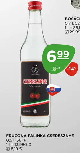Frucona čerešňová pálenka