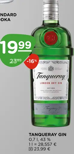 Tanqueray gin