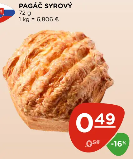 Pagáč syrový