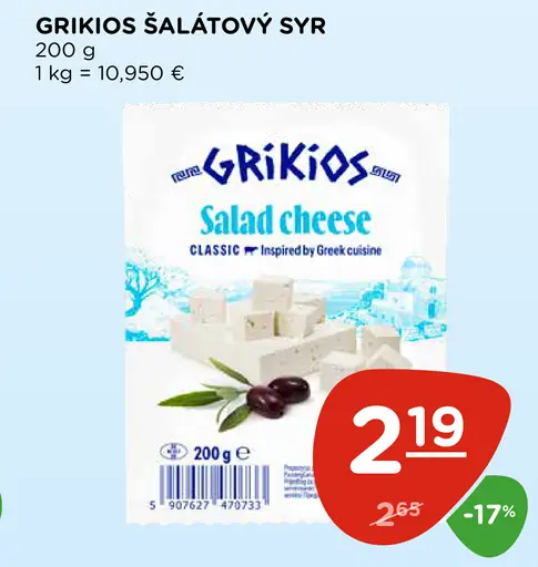 Grikios šalátový syr