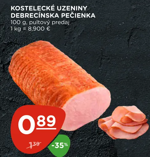 Kostelecké uzeniny Debrecínska pečienka