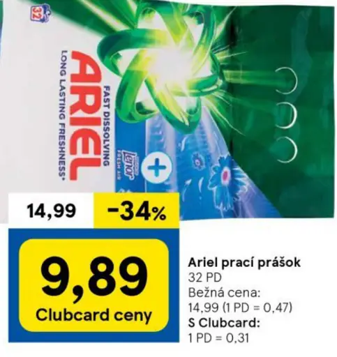 Ariel prací prášok