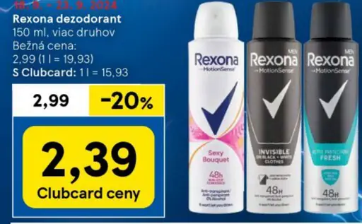 Rexona dezodorant