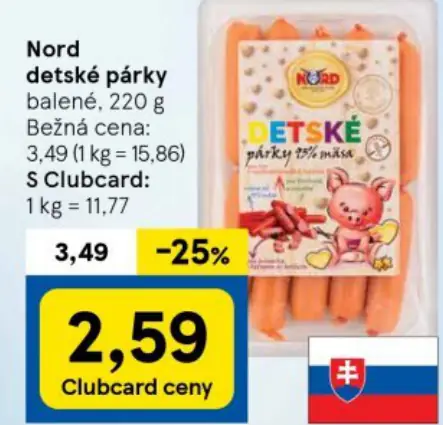 Nord detské párky