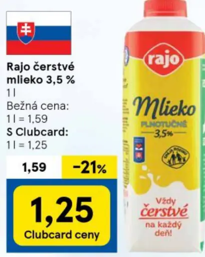 Rajo čerstvé mlieko